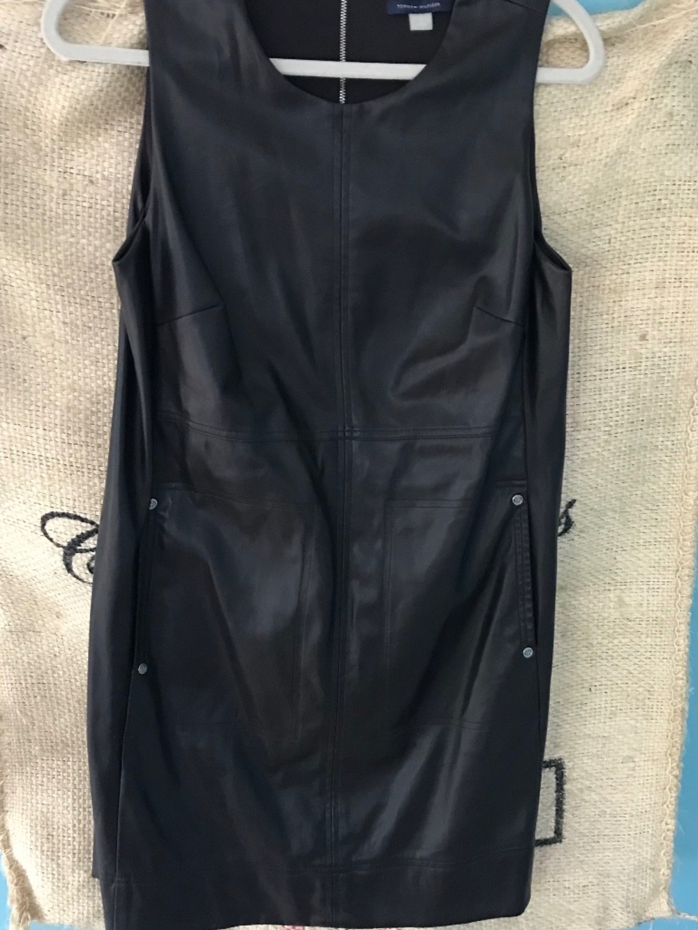 Tommy Hilfiger chocolate brown sleeveless Fall dress
